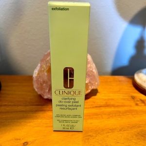 Clinique new peel/exfoliator